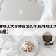 【桂林理工大学师资怎么样,桂林理工大学的师资力量】