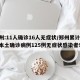 郑州:11人确诊16人无症状/郑州累计报告本土确诊病例125例无症状感染者9例